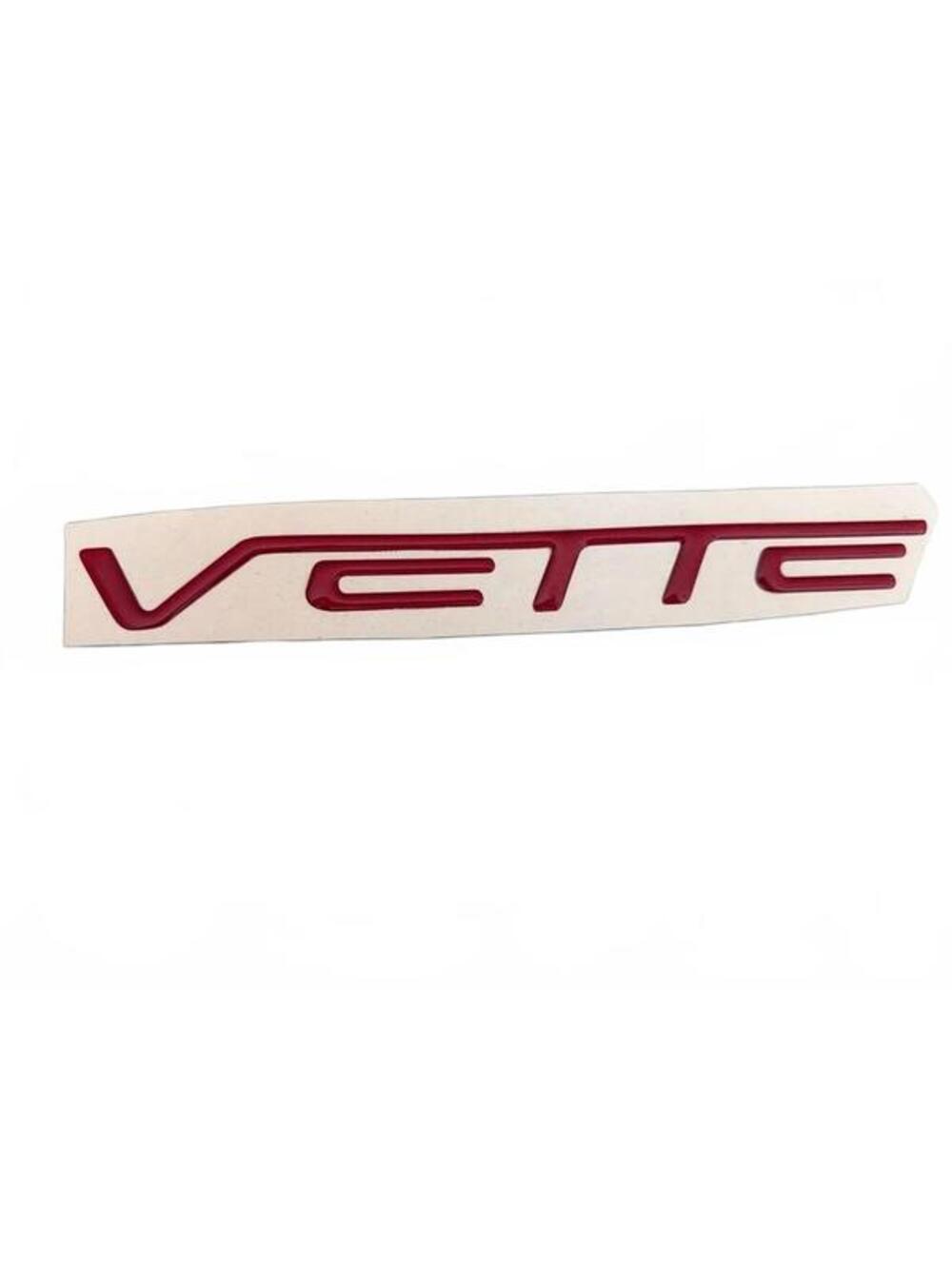 Corvette raised sticker